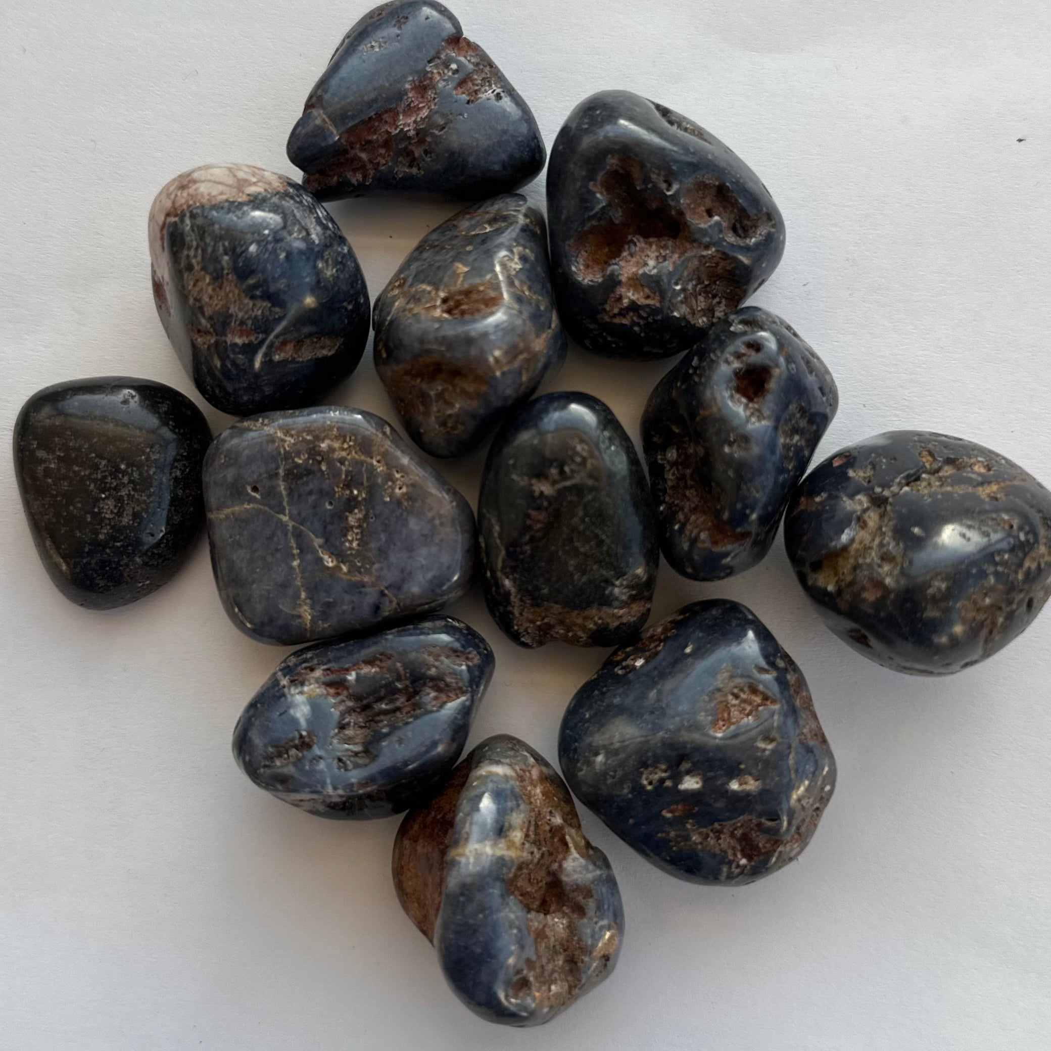 Sapphire Tumbled Stone-1pc Sapphire Tumbled Stone-1pc
